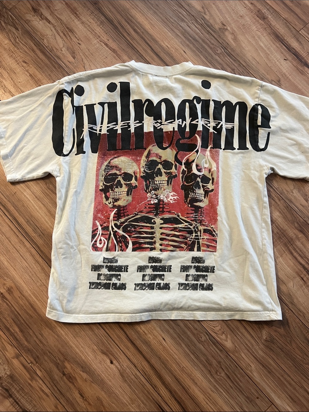 🔥RARE CIVIL REGIME OVERSIZED BOXY TEE